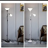 cheap LED Floor Lamp-Adjustable Black Floor Lamp with Reading Light Susan Modern Standing Lamp for Living Room/Office Lamp 72&quot; Tall - 150-watt with Side Reading Light Corner Lamp