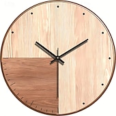 levne Nástěnné ozdoby-nástěnné hodiny jednoduchý moderní design dřevěné hodiny do ložnice dřevěné nástěnné hodinky domácí dekorace tiché digitální velké nástěnné hodiny kuchyňské nástěnné hodiny z masivu tiché hodiny do obývacího pokoje domácí kancelář quartz 30 cm