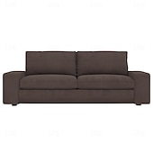 baratos Cobertura de Sofa-Capa de Sofá de Veludo de 3 Lugares Colcha de Veludo em Cor Sólida