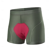 baratos Calções, collants e calças de homem-ARESFUEL Homens Cueca Boxer Acolchoada Calças Para Ciclismo Roupa interior de ciclismo Moto Shorts Roupa Íntima Shorts acolchoados / camurça Forma Assenta Ciclismo de Montanha Ciclismo de Estrada