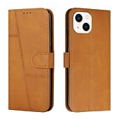 お買い得  iPhone用ケース-電話 ケース 用途 iPhone 16 iPhone 15 Pro Max iPhone 14 13 12 11 Pro Max Mini SE X XR XS Max 8 7 Plus ウォレットカードケース 磁石バックル リストストラップ付き キックスタンド 幾何学模様 TPU PUレザー