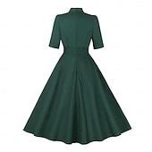 levne Šaty-Retro 50. léta Šaty Houpací šaty Flare šaty Maškarní kostým Dámské Plesová maškaráda Maturita Čajový dýchánek Běžné / Denní Dospělé Šaty Šaty pro návrat domů