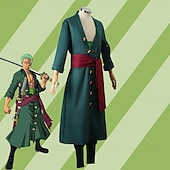 cheap Anime Costumes-One Piece Roronoa Zoro Anime Cosplay Costume Outfits Cosplay Suits Carnival Masquerade Costume For Men&#039;s Boys Kid&#039;s Adults&#039;