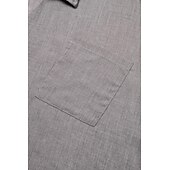 voordelige Overhemden-Dames Katoenen linnen overhemd Blouse Effen Basic Lange mouw V-hals Normale tops Werk Casual Knop Zak Zwart Wit Rood Khaki Grijs Zomer Lente