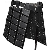 preiswerte Rüstung-Punk &amp; Gothic Mittelalterlich Renaissance Rock Taillengürtel Krieger Wikinger Ranger Bogenschießen Einfarbig Herren Vikinger Halloween Karneval Maskerade Maskerade LARP Renaissance-Messe Erwachsene