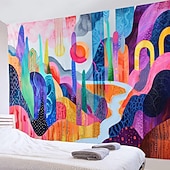 Χαμηλού Κόστους ταπετσαρίες τέχνης-αισθητική πολύχρωμη κρεμαστή ταπετσαρία στο βουνό τέχνη τοίχου μεγάλη ταπετσαρία τοιχογραφία διακόσμηση φωτογραφία σκηνικό κουβέρτα κουρτίνα σπίτι υπνοδωμάτιο διακόσμηση σαλονιού