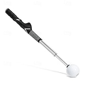 baratos Acessórios e equipamentos de golfe-Auxílio de treinamento de swing de golfe - bastão de swing retrátil com sensor de som para corrigir seu swing de golfe, perfeito para prática interna e externa, ideal para iniciantes e profissionais