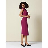 abordables jupe femme-ensemble jupe 2 pièces taille haute en tencel