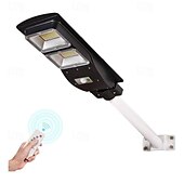 voordelige Straatlampen-zonne-energie led-lamp 60w straatlantaarn met opladen intelligente menselijk lichaamssensor met afstandsbediening buitentuinverlichting geïntegreerd