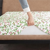 cheap Sheets &amp; Pillowcase-Floral Spring Fitted Sheet Set Ultra Soft Breathable 100% Cotton Silky Bed Sheets Deep Pocket Bedding Sheets 3 Piece Queen King Size