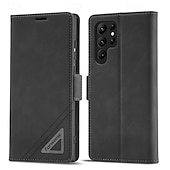 Недорогие Чехлы для Samsung-телефон Кейс для Назначение SSamsung Galaxy S24 S23 S22 S21 Ultra Plus A54 A34 A14 Примечание 20 10 Кошелек для карт Откидная подножка Разъем для карты Защита от удара Ретро ТПУ Кожа PU