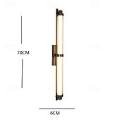 abordables Apliques de pared LED-LED Wall Light 70cm Wall Light LED Acrylic Wall Sconces Long Porch Wall Lamp Fixture Suitable for Living Room Warm White 110-240