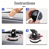 economico Supporti per auto-supporto per telefono per auto ventosa console centrale braccio robotico supporto per riprese per telefono cellulare supporto per navigazione per piccole carte per camion grande