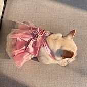 abordables Vêtements &amp; accessoires-Chien Chat Smoking Mode Soirée Hiver Respirable Doux Lavable Confortable Extérieur Casual Quotidien Vêtements pour chiens for Bichon Frisé Loulou de Poméranie Bébé Animal Papillon Small