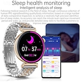 voordelige Smartwatches-dames amoled smartwatch: 1,28” display met ecg, ppg &amp; uitgebreide gezondheidsmonitoring