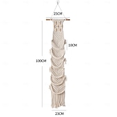 economico Decorazioni da parete-supporto per cappello della boemia organizzatore appeso in cotone per berretti e sciarpe supporto per cappelli arazzo organizzatore decorazione da parete organizzatore per cappelli appeso supporto per