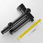 رخيصةأون حنفيات المطبخ LED-حنفية حوض الاستحمام - الحديث المعاصر مطلي تركيب الحائط صمام سيراميكي Bath Shower Mixer Taps