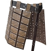 preiswerte Rüstung-Punk &amp; Gothic Mittelalterlich Renaissance Rock Taillengürtel Krieger Wikinger Ranger Bogenschießen Einfarbig Herren Vikinger Halloween Karneval Maskerade Maskerade LARP Renaissance-Messe Erwachsene