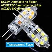 זול נורות דו-פיניות לד-10/20 יחידות מיני g4 נורת led 2w אמפולה led מנורת ac dc12v ac 220v נורות תירס להחליף זרקור הלוגן נברשת מנורת הלוגן