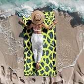 cheap Beach Towel Sets-Beach Towel Bath Towel Large 80cm x 160cm 3D Print Sea Pattern Towel Bath Towel Beach Sheet Blanket Classic 100% Micro Fiber Comfy Blankets