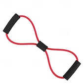 billige Antistress-leketøy-yoga fitness elleve deler sett med bånd lateks silke hip ring lateks elastisk ring yoga ball stretching band pilates
