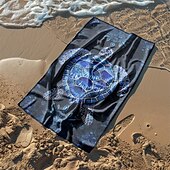 cheap Beach Towel Sets-Beach Towel Bath Towel Large 80cm x 160cm 3D Print Sea Pattern Towel Bath Towel Beach Sheet Blanket Classic 100% Micro Fiber Comfy Blankets