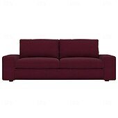 baratos Cobertura de Sofa-Capa de Sofá de Veludo de 3 Lugares Colcha de Veludo em Cor Sólida