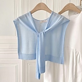 voordelige bruiloft gast wraps-Damesomslag leuke Style Mouwloos Zijde Bruiloftsomslagen Met Pure Kleur Voor Bruiloft Zomer