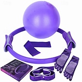 levne Antistresové pomůcky-jóga kruh šest kusů pilates kruh noha svorka pozice pás protiskluzová jóga dlouhý prst ponožky otevřené zadní latexové napínací kroužek