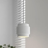 cheap Island Lights-Pendant Lamp, Japanese Style Pendant Lamp, Round Resin Lampshade, Metal Base, Hanging Chandelier, E27 Base, Screw Mouth, Decorative Pendant Light for Kitchen Island, Dining Room, Bar 110-240V