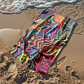 cheap Beach Towel Sets-Patchwork Floral Beach Towel,Beach Towels for Travel, Quick Dry Towel for Swimmers Sand Proof Beach Towels for Women Men Girls Kids, Cool Pool Towels Beach Accessories Absorbent Towel