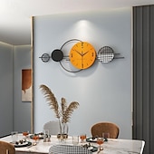 olcso Faldekoráció-órák fény luxus modern minimalista órák otthoni étterem fali dekorációk falfestmény kreatív nappali faliórák 80*29cm 100*40cm