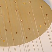 זול אורות תקרה ניתנים לעמעום-אור נברשת led, גרם מדרגות קריסטל מתכת מסתובב נברשת ארוכה, מודרני, פשוט ויוקרתי, מתאים לוילות, בנייני דופלקס, לופטים, דירות וטרסות, ניתנת לחיל 110-240 v