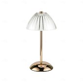 preiswerte Tischlampen-Kristall-Tischlampe, modern, minimalistisch, Touch, 3-farbig, stufenlose Dimmung, wiederaufladbar über USB, mit weichem Licht und langlebigem Akku