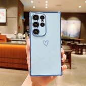 levne Pouzdra pro Samsung-telefon Carcasă Pro Samsung Galaxy S24 S23 S22 S21 Ultra Plus A54 A34 A14 A53 A33 A23 A13 A12 A52 S25 Ultra Zadní kryt Nárazuvzdorné TPU Pokování