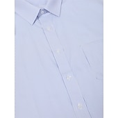 cheap Men's Non Iron Shirts-Men's Dress Shirt Non Iron Shirt Collared Shirt Button Up Shirt Striped Wedding Work A D G H Long Sleeve Collar Spring &amp;  Fall Clothing Apparel Button-Down