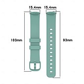 Χαμηλού Κόστους Ζώνες ρολογιών Fitbit-Smart Watch Band Συμβατό με Fitbit Inspire 3 σιλικόνη Εξυπνο ρολόι Λουρί Μεταλλικό κούμπωμα Αδιάβροχη Ρυθμιζόμενο Αθλητικό Μπρασελέ Αντικατάσταση Περικάρπιο