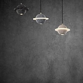 ieftine Lumini pandantive-candelabru led plafoniera nordic retro acrilic ciment star camera de zi dining bar scara lumina calda 2-lumini 20cm 110-120v 220-240v