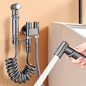 economico Gadget bagno-mini doccia a doppio comando, spruzzatore per bidet per WC portatile, kit spruzzatore per bidet per WC da bagno
