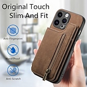 Χαμηλού Κόστους iPhone Θήκες-τηλέφωνο tok Για iPhone 16 15 14 Pro Max Plus iPhone 13 12 11 Pro Max Mini Πίσω Κάλυμμα με βάση στήριξης Υποδοχή κάρτας Ανθεκτική σε πτώσεις Ρετρό TPU PU δέρμα