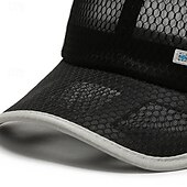 お買い得  メンズ ベースボールキャップ-男性用 ベースボールキャップ 日よけ帽 トラッカーハット メッシュキャップ ブラック ホワイト ポリエステル メッシュ ファッション カジュアル ストリート 日常 平織り 調整可能 サンスクリーン 高通気性