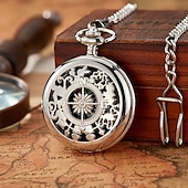 economico Accessori da campeggio-Orologio da tasca con bussola in stile vintage, attrezzatura essenziale per l&#039;alpinismo all&#039;aperto e le avventure di esplorazione