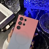 Недорогие Чехлы для Samsung-телефон Кейс для Назначение SSamsung Galaxy S24 Ultra Plus S23 S22 S21 S20 Plus Ultra S10 Plus Примечание 20 10 S25 Ультра Кейс на заднюю панель Поддержка беспроводной зарядки Защита от удара
