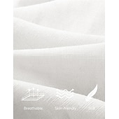 economico Casa-Per uomo Camicia camicia di lino Camicia con colletto a fascia Camicia estiva Abbigliamento mare Camicia hawaiana Tinta unica Strada Giornaliero Nero Bianco Blu Arancione Manica corta A fascia