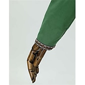 abordables Robes-Médiéval Renaissance Robe de cocktail Bal Masqué Robe de Bal Ranger Elfe Déguisement Femmes Celtique Viking Fantaisie Halloween Carnaval Mascarade Fête / Soirée Festival Adulte Robe