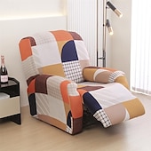 baratos Cobertura de Sofa-capa de sofá reclinável antiderrapante com tudo incluído massagem preguiçoso menino único assento capa de sofá durável poltrona capa protetora elástica para sala de estar ou móveis de escritório