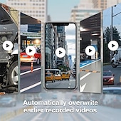 cheap Car DVR-3 Record The Car Inside and Outside The Car Behind The Car Wireless Tachograph 2K HD Night Vision APP Mobile Internet Recorder