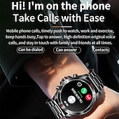 billige Smartklokker-LOKMAT COMET PLUS Smartklokke 1.43 tommers Smartklokke blåtann Skritteller Samtalepåminnelse Aktivitetsmonitor Kompatibel med Android iOS Dame Herre Lang ventetid Håndfri bruk Vanntett IP68 54mm