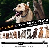 cheap Dog Training &amp; Behavior-2 In 1 Function Dog Training Collar &amp; Anti Tugging Pulling Dog Leash IPX7 Waterproof &amp;Training Beep Vibration Shock 9 Level Collar