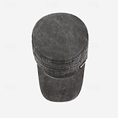 abordables Chapeaux homme-Homme Casquette Plate Casquette de Baseball Casquette militaire Chapeau de cadet Noir Marron Mélangé polyester / coton Rétro Vintage Mode Décontractées Plein Air du quotidien Plein Ajustable Ecran